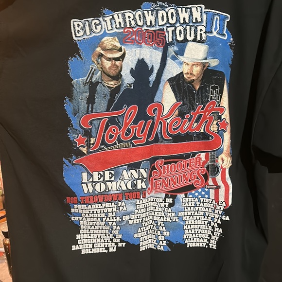 Toby Keith 2005 Official Tour tee sz XXL - Picture 3 of 3